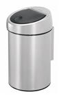 Wandafvalemmertje Touch bin, Brabantia | mat RVS FPP | VB 378645