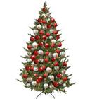 Preled kerstboom Hoogte 365cm, kerstballenpakket Amsterdam. Plaatsing in overleg.