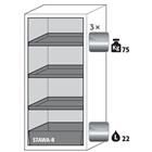 Veiligheidskast S-CLASSIC-90 S90.129.060 geel_Asecos