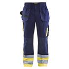 Werkbroek High Vis 1529 - marineblauw/geel