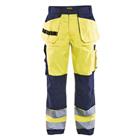 Werkbroek High Vis 1533 - marineblauw/geel