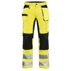 Werkbroek met Stretch High Vis 1552 - geel/zwart