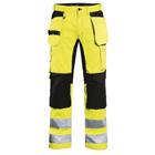 Werkbroek met Stretch High Vis 1552 - geel/zwart