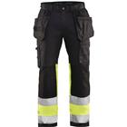 Werkbroek High Vis met stretch 1558 - zwart/geel