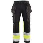 Werkbroek High Vis met stretch 1558 - zwart/geel