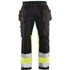 Werkbroek High Vis met stretch 1558 - zwart/geel