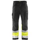 Softshell werkbroek High Vis 1562 - zwart/geel