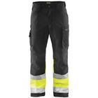 Softshell werkbroek High Vis 1562 - zwart/geel