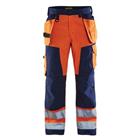 Werkbroek High Vis 1568 - oranje/marineblauw