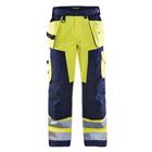 Werkbroek High Vis 1568 - geel/marineblauw