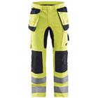 Werkbroek Multinorm vlamvertragend met stretch 1587 - geel/marineblauw