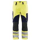 Werkbroek Multinorm vlamvertragend 1588 - geel/marineblauw