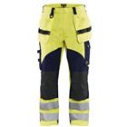 Werkbroek vlamvertragend Multinorm 1589 - geel/marineblauw