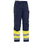 Winterwerkbroek High Vis 1862 - geel/marineblauw