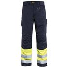 Winterwerkbroek Multinorm 1869 - marineblauw/geel