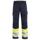 Winterwerkbroek Multinorm 1869 - marineblauw/geel