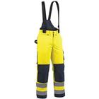 Winterwerkbroek High Vis 1885 - ademend materiaal - geel/marineblauw