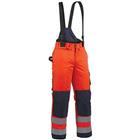 Winterwerkbroek High Vis 1885 - met sneeuwstopper - oranje/blauw