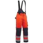 Winterwerkbroek High Vis 1885 - met sneeuwstopper - oranje/blauw