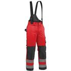 Winterwerkbroek High Vis 1885 - rood/zwart