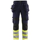 High Vis Werkbroek met stretch X1900 1994 - marineblauw/geel