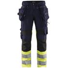 High Vis Werkbroek met stretch X1900 1994 - marineblauw/geel