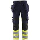 High Vis Werkbroek met stretch X1900 1994 - marineblauw/geel