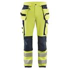 Werkbroek High Vis met 4-weg stretch 1997 - geel/zwart