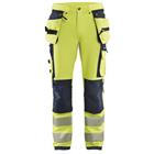 Werkbroek High Vis met 4-weg stretch 1997 - geel/zwart