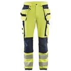 Werkbroek High Vis met 4-weg stretch 1997 - geel/zwart