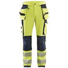 Werkbroek High Vis met 4-weg stretch 1997 - geel/zwart