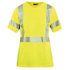 T-shirt Dames High Vis 3336 - ronde hals - geel