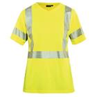 T-shirt Dames High Vis 3336 - ronde hals - geel