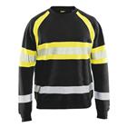 Sweater High Vis 3359 - zwart/fluo geel