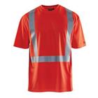 T-shirt High Vis lange mouw UPF 40+ UV V hals 3382 rood