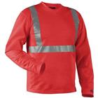 T-shirt High Vis lange mouw UPF 40+ UV V hals 3383 rood