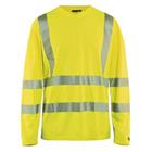 Polo-shirt High Vis lange mouw UPF 40+ UV V hals 3383 geel