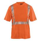 T-shirt High Vis lange mouw UPF 40+ UV V hals 3386 oranje