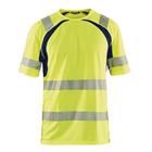 T-Shirt High Vis UV 3397 - marineblauw/fluo geel