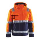 Winterjas High Vis 4870 - oranje/marineblauw