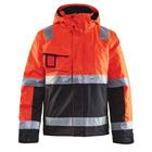 Winterjas High Vis 4870 - rood/zwart