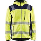 Vest Gebreid met capuchon High Vis 4923 - geel/marineblauw