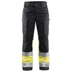 Werkbroek Dames High Vis met stretch 7161 - marineblauw/geel