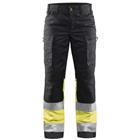 Werkbroek Dames High Vis met stretch 7161 - marineblauw/geel