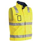 Werkvest Ongevoerd High Vis 8505 - Geel/Marineblauw