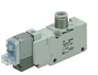 SMC Nederland VQZ100/200/300 Elektr. bed. 3-wegregelafsluiter | VQZ332BR-5YO1-C8F-Q