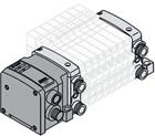 SMC Nederland VQC Distribution block (pneumatics) | VV5QC21-10C8SD0