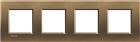 Bticino LivingLight Afdekraam schakelmateriaal | BTLNA4802M4BZ