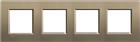 Bticino LivingLight Afdekraam schakelmateriaal | BTLNA4802M4SQ