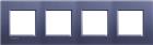 Bticino LivingLight Afdekraam schakelmateriaal | BTLNA4802M4CB